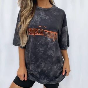 White Fox World Tour Tie-Dye Graphic Tee M/L